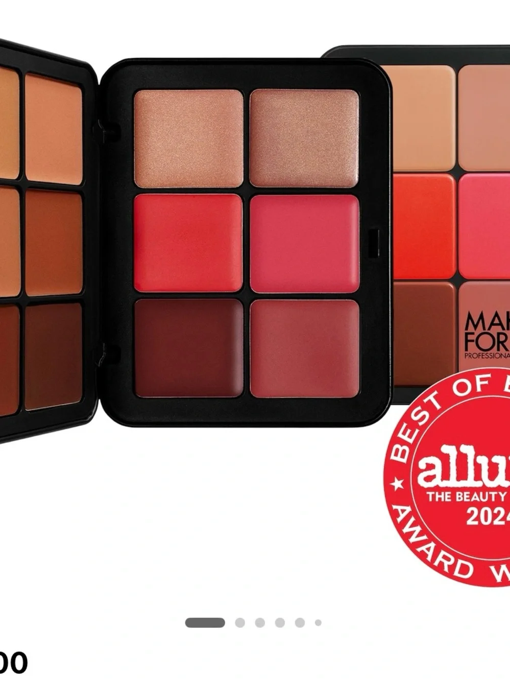 Makeup Forever Lip & Cheek Palette — Reds, Pinks, Coral, Bronze